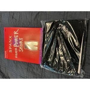 Spanx Higher Power Short 3X NIP (unopened inner packaging) Very Black 2745